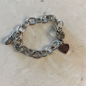 Rock Rebel “Tiffany style” bracelet with charms! Very cool!